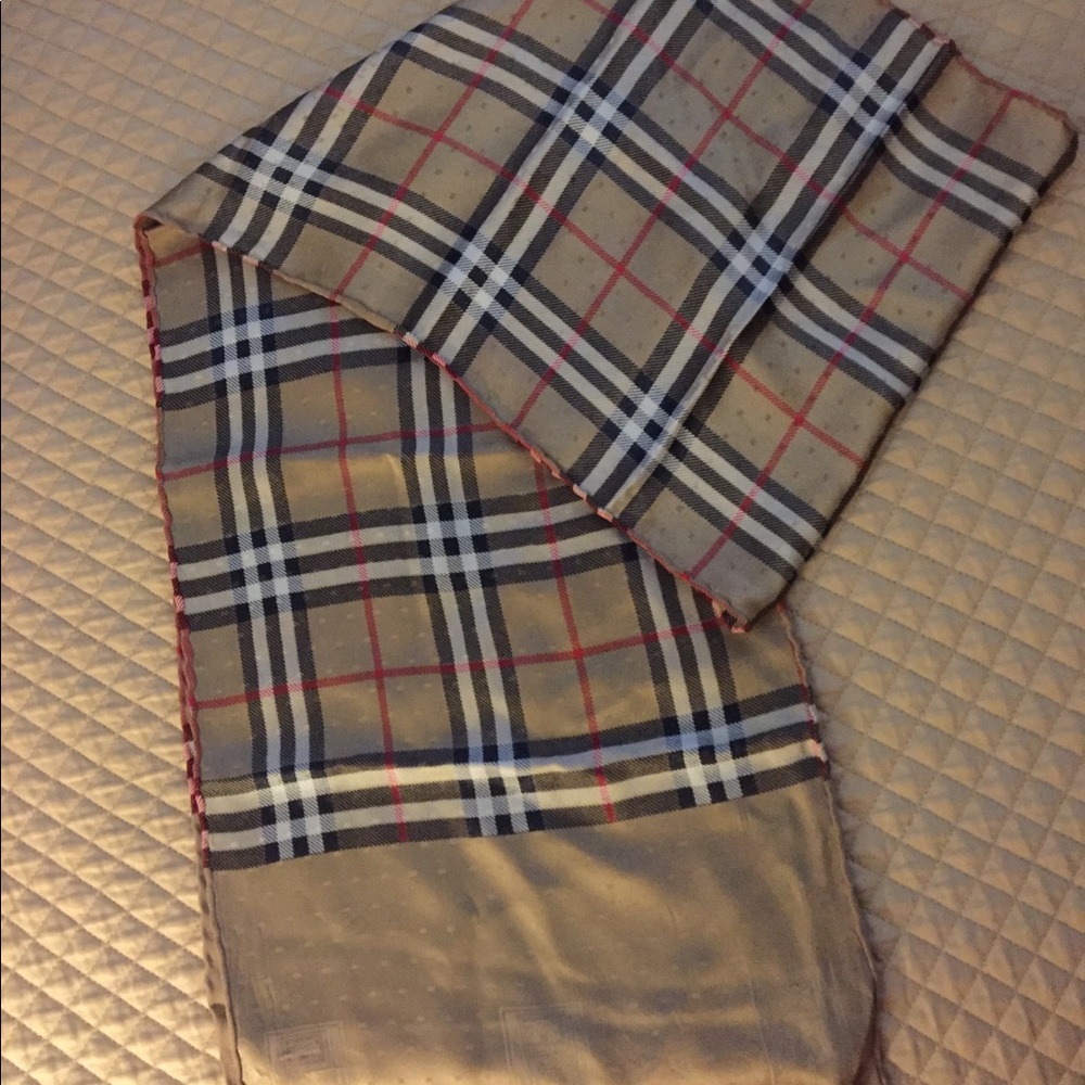 Burberry silk scarf